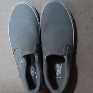 Vans Classic Gray Slip-Ons